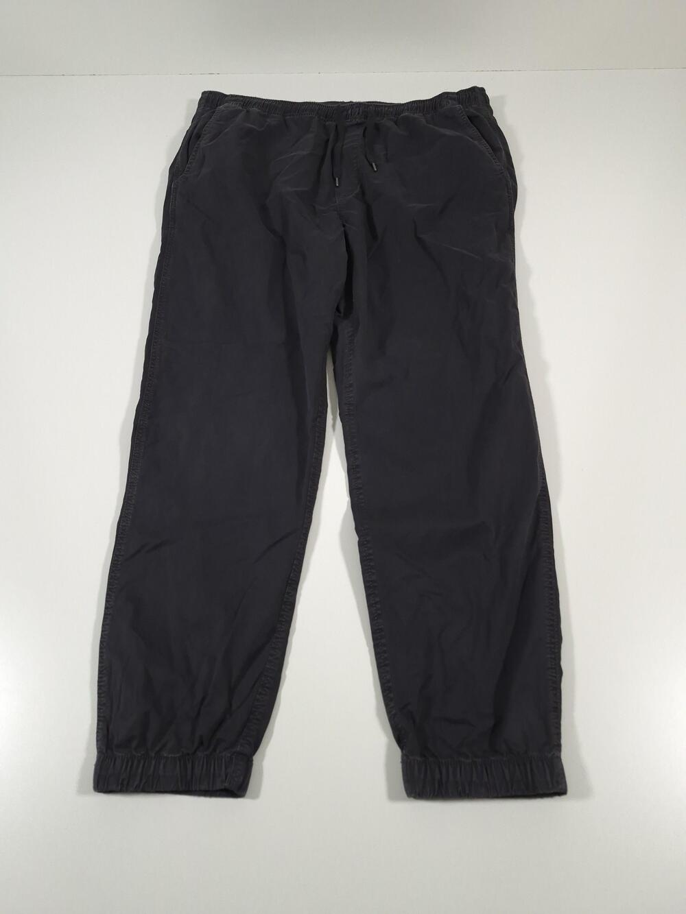 American Eagle Flex Jogger Pants Mens Large Black 37x29 Elastic Cuff NWT